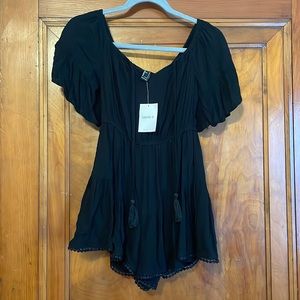 Forever 21 Black Romper Size S
